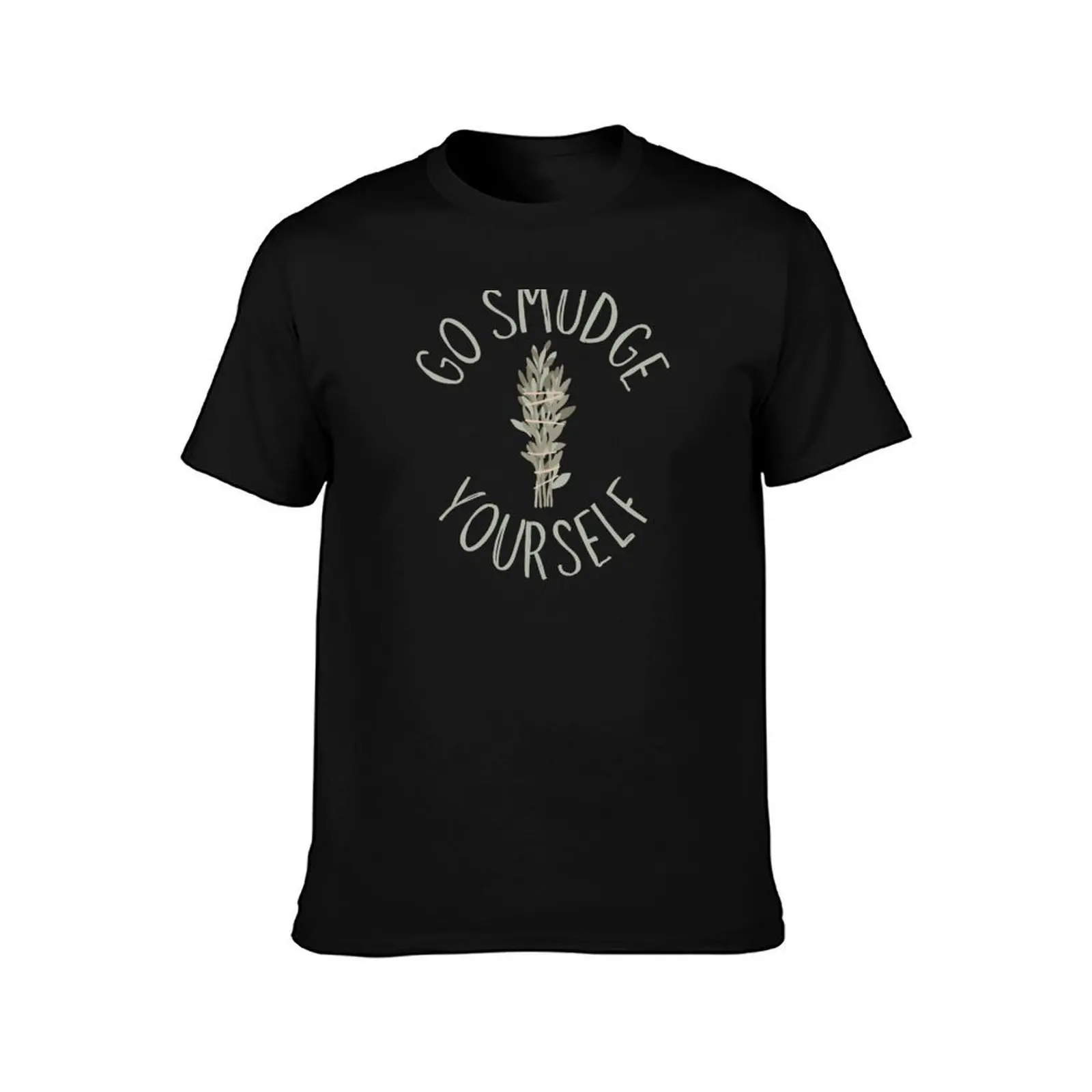 Go Smudge Yourself Sage Advice Cheeky Witch? T-Shirt, Summer Casual Cotton Tee, Oversized Streetwear Tops, Vintage Graphic Print