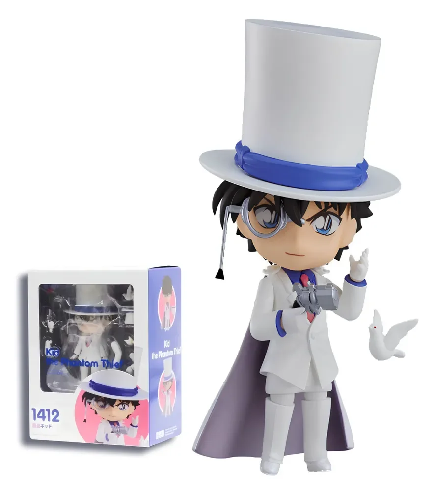 

Anime Detective Conan Kuroba Kaito 1412# Conan Edogawa Cute Model Figure Toys