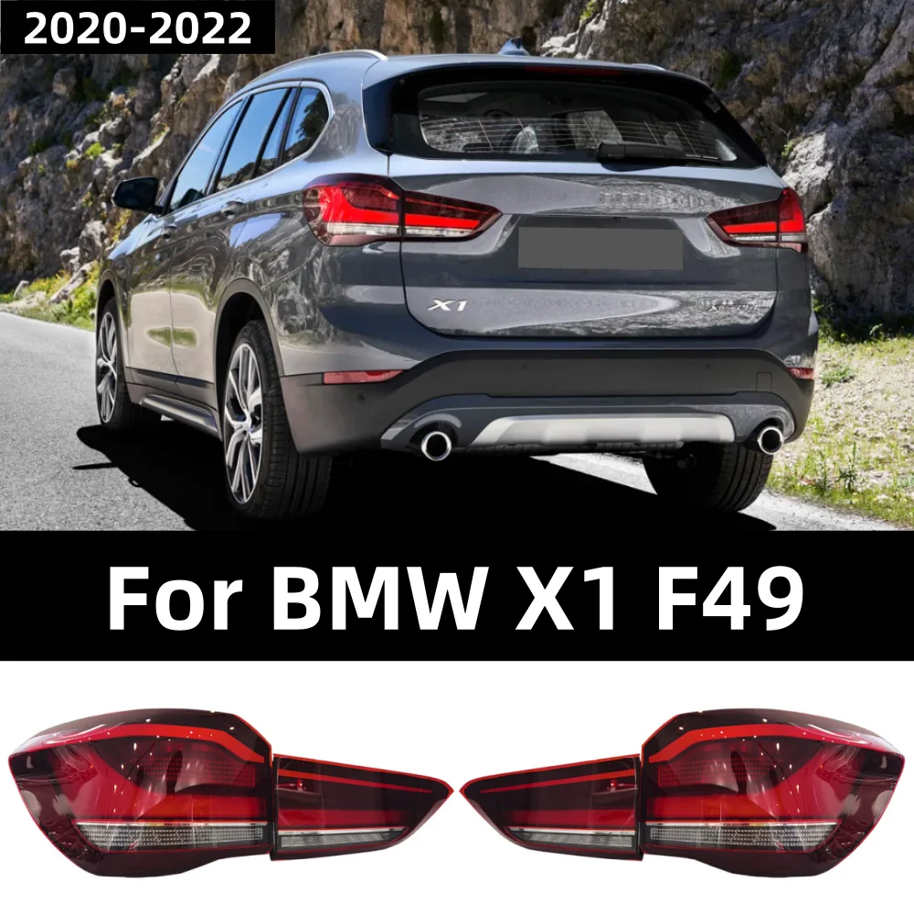 

Задний бампер с LED-фонарями для BMW X1 F49 2020-2022, артикул OE: 63217955421/422 63217955419/420