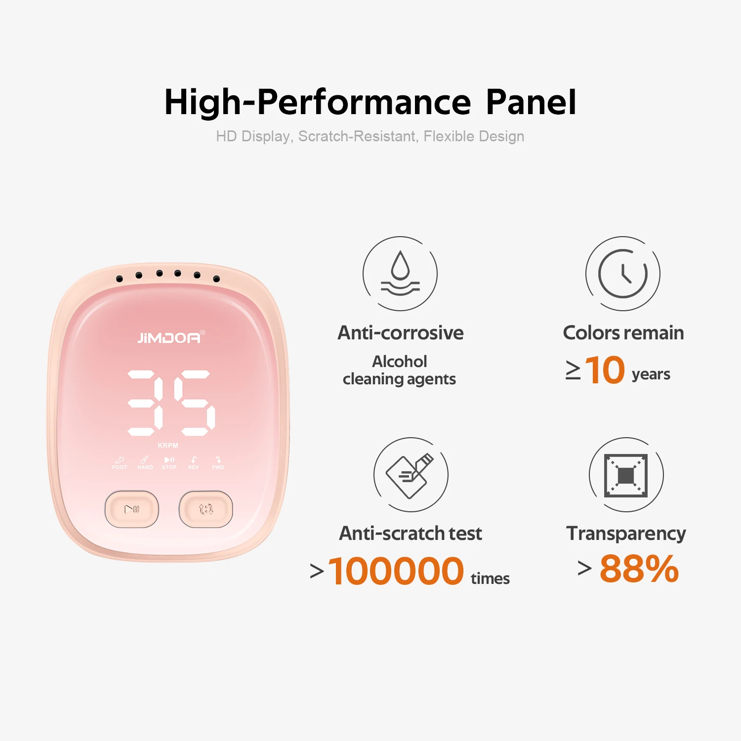 High Quality 35000 Rpm High Speed Gel Nail Polish Remover Popular Style Desktop Nail Drill
