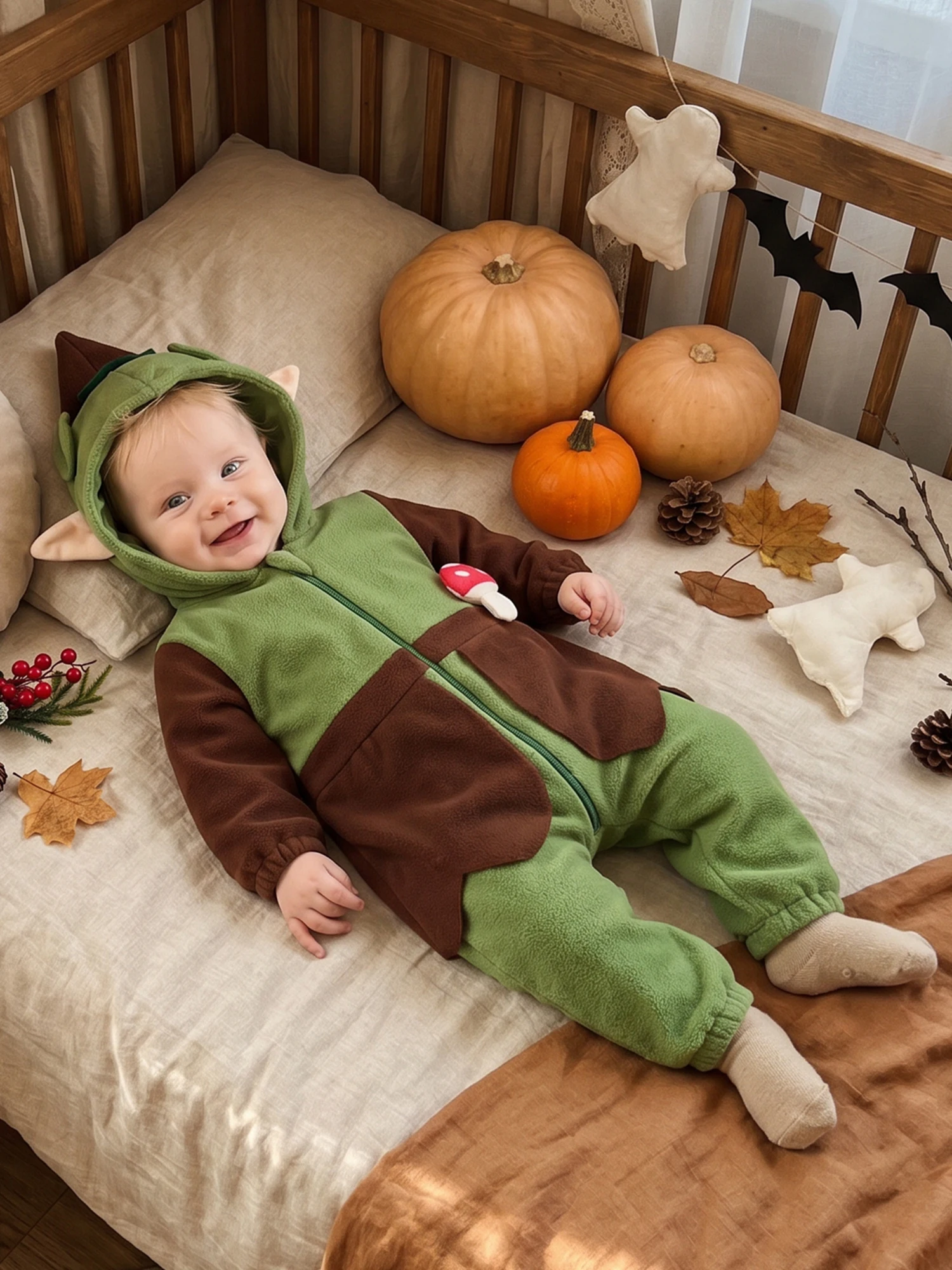 Boys Fleece Long Fairy Tale Costumes Girls-Fleece-Long Tale Hooded Tale Costumes Jumpsuit Boys Fleece Long