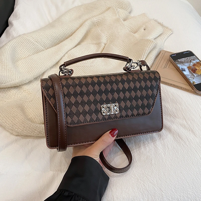 حقيبة يد جلدية عالية الجودة للسيدات حقائب كتف كروس للنساء ماركة فاخرة إكسسوارات عصرية مصممة شهيرة #4