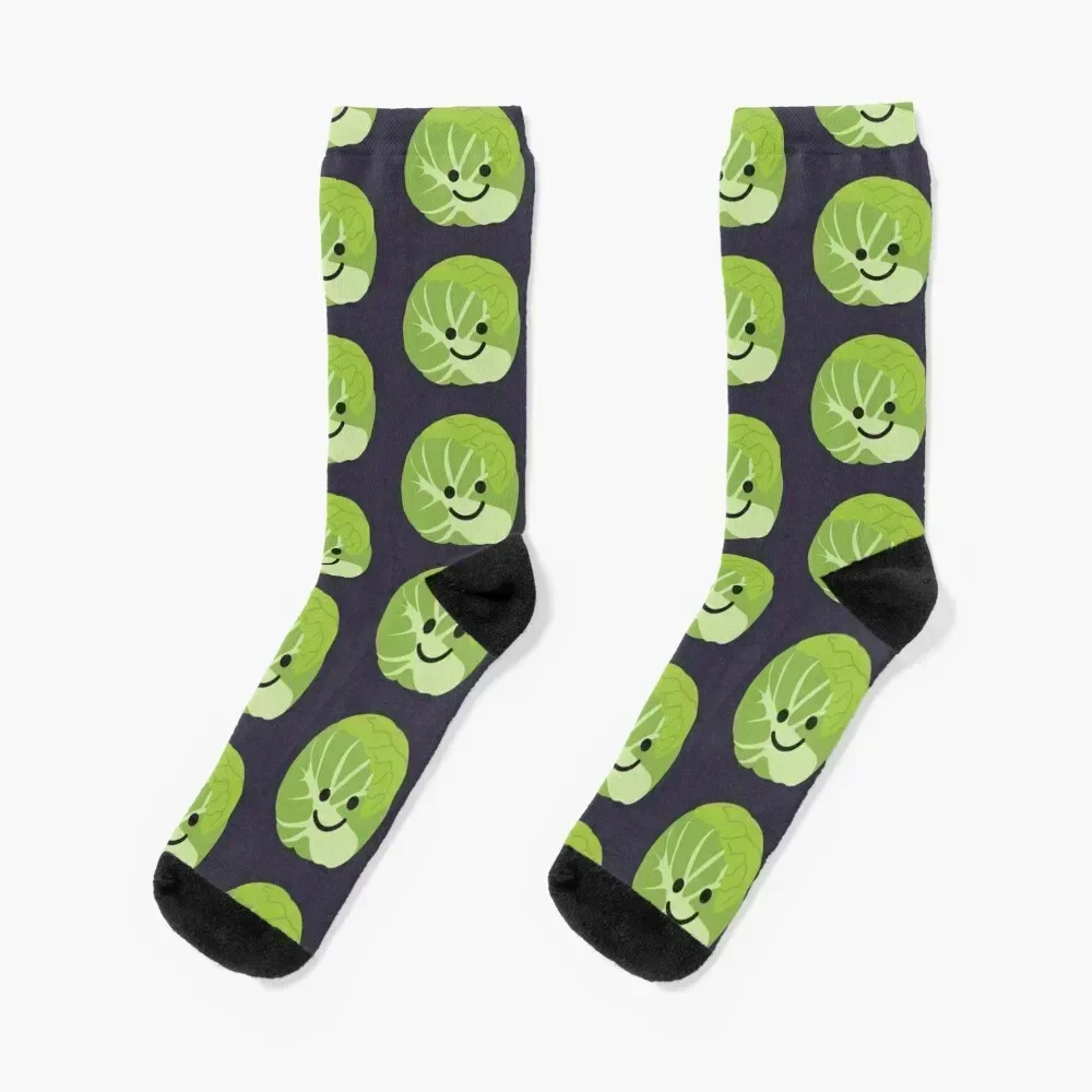 

A Happy Brussels Sprout Socks floral valentine gift ideas Woman Socks Men's