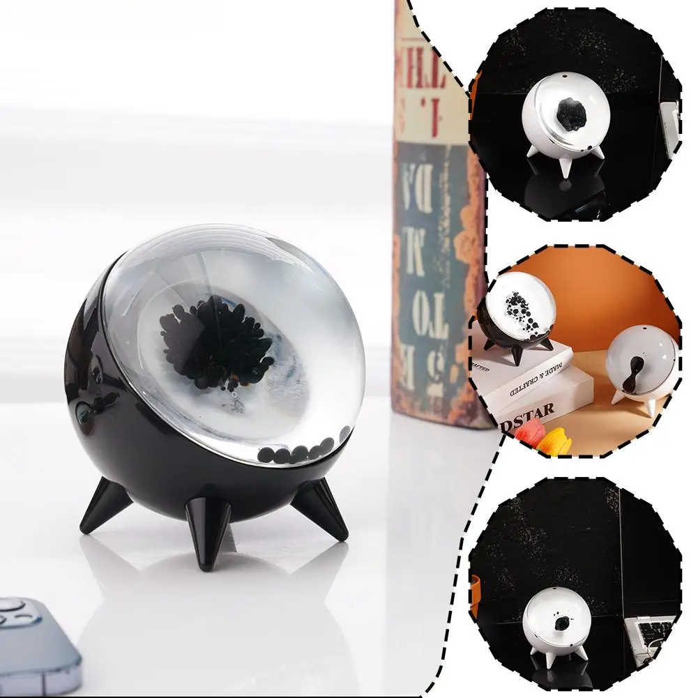 Magnetic Fluid Pickup Lamp Sound Sensitive Dancing Magnet Liquid Toy Ferrofluid Visual Display Lamp Desktop Speakers Companion