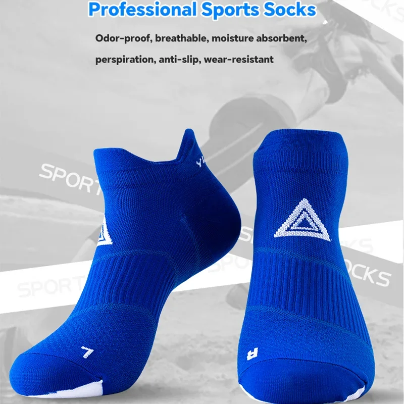 Running Nylon Short Socks for Women Men  Four Season Drying  Breathable Non Slip Marathon Cycling Sports Socks 1pcs