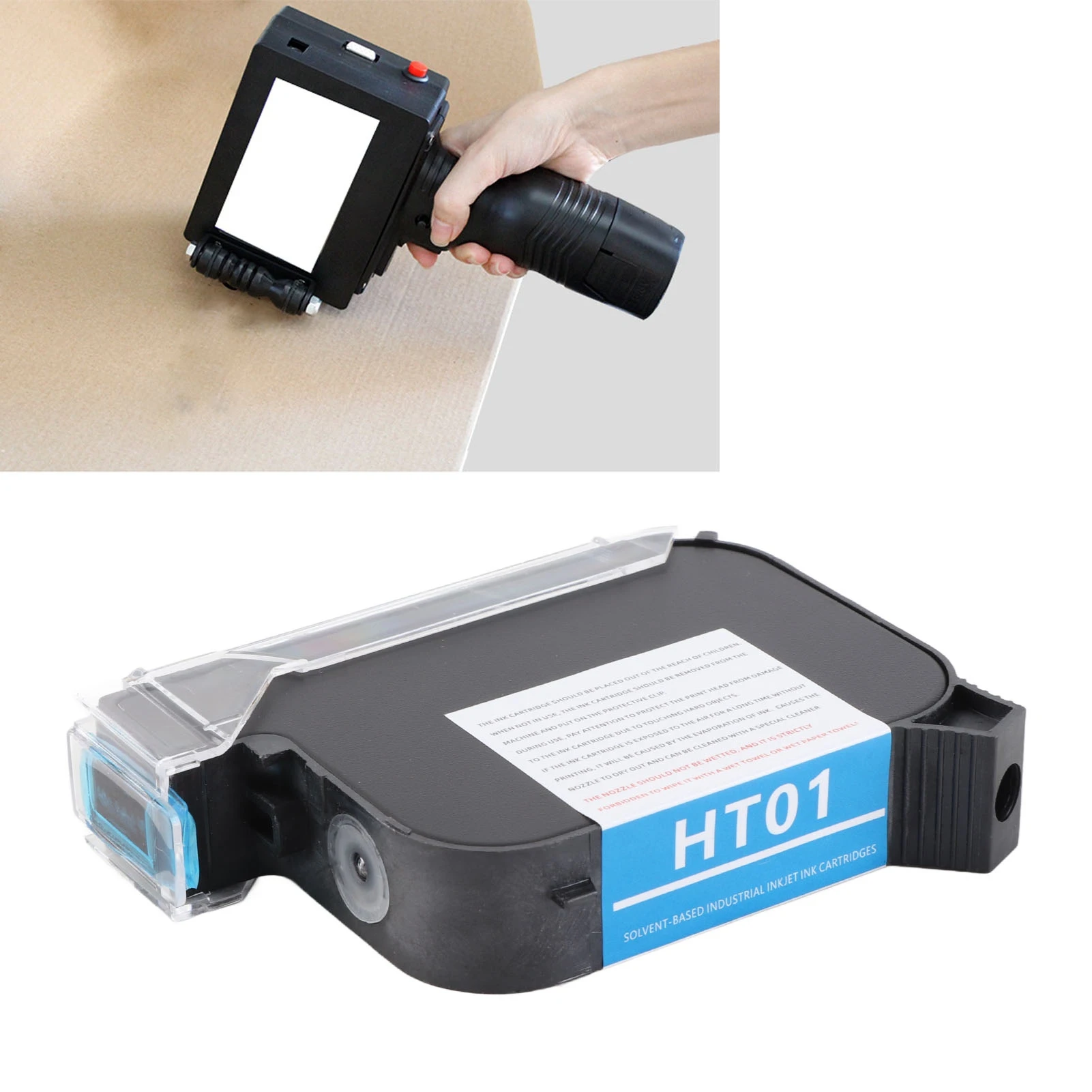 

Inkjet Printer Ink Cartridge 42ML Handheld Printer Ink Cartridge Rapid Drying Inkjet Printer Cartridge Replacement 12.7mm