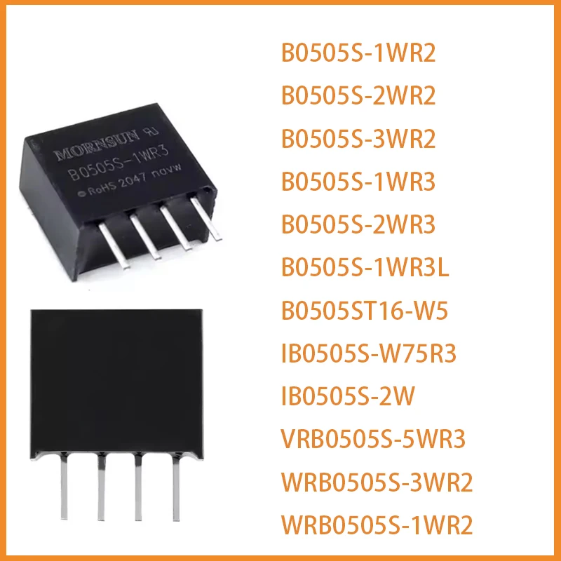 1PCS B0505S-1WR2 B0505S-2WR2 B0505S-3WR2 B0505S-1WR3 B0505S-2WR3 B0505S-1WR3L B0505ST16-W5 IB0505S-W75R3 IB0505S-2W VRB0505S-5WR