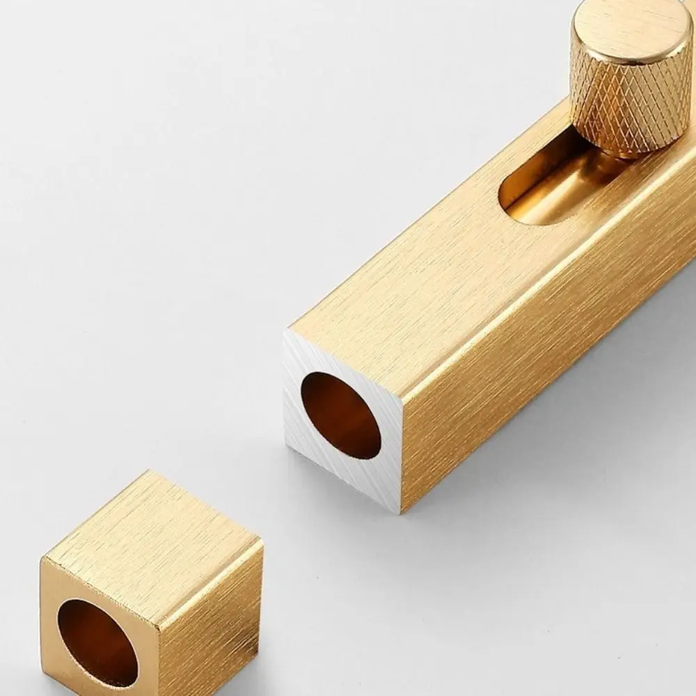 사용하기 쉬운 3/4인치 도어 볼트 캐치 잠금 장치 도난 방지 알루미늄 합금 도어 버클 해스프 두꺼운 안전 도어 잠금 버클 캐비닛