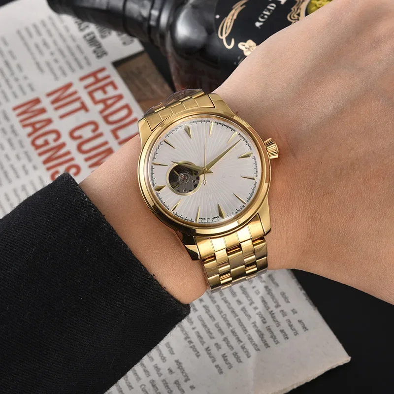 15 Color 40.5MM Men's Watch NH Luxury Business Automatic Watch NH35 Sport Stainless Steel Waterproof Automatic Mechanical Watch