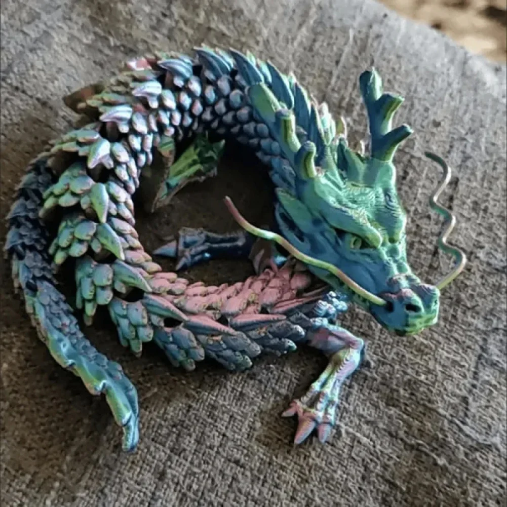 3D Printed Dragons Ornament For Car Decor Fashionable Desktop Decoration For Living Room Home