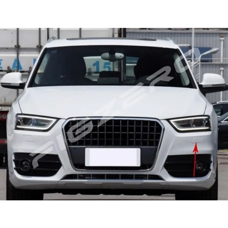 Front Bumper Headlight Wash Spray Cover Left Right White Brown Orange Beige Golden Black for Audi Q3 2013-2015 Brand New