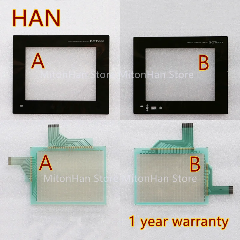GT1155-QSBD GT1155-QSBD-C GT1155-QSBD-ES Touch Panel Screen Glass Digitizer Protective Film Overlay