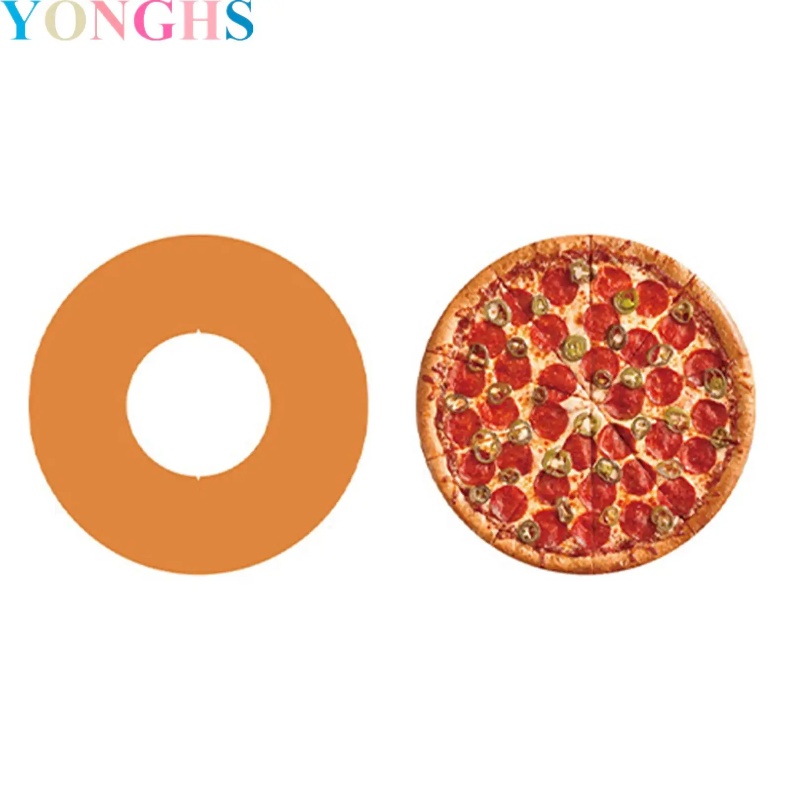 Unisex Adults Printed Pizza Hat Pepperoni Pie Pizzas Party Chief Cap Novelty Food Hat Costume Accessories for Halloween Party