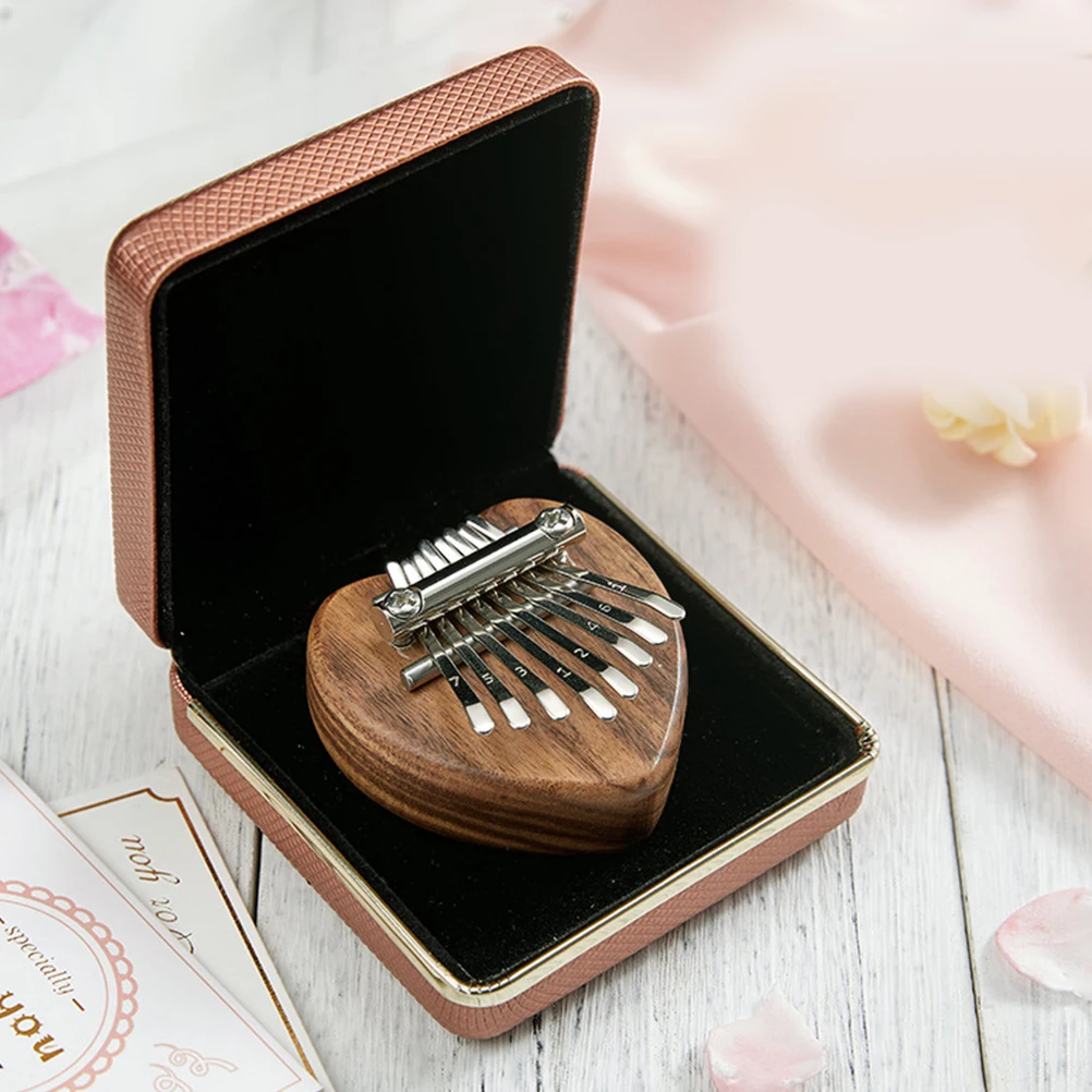 

8 Keys Thumb Painting Toy for Kids Small Instrument Mini Assembly Finger Piano Bamboo