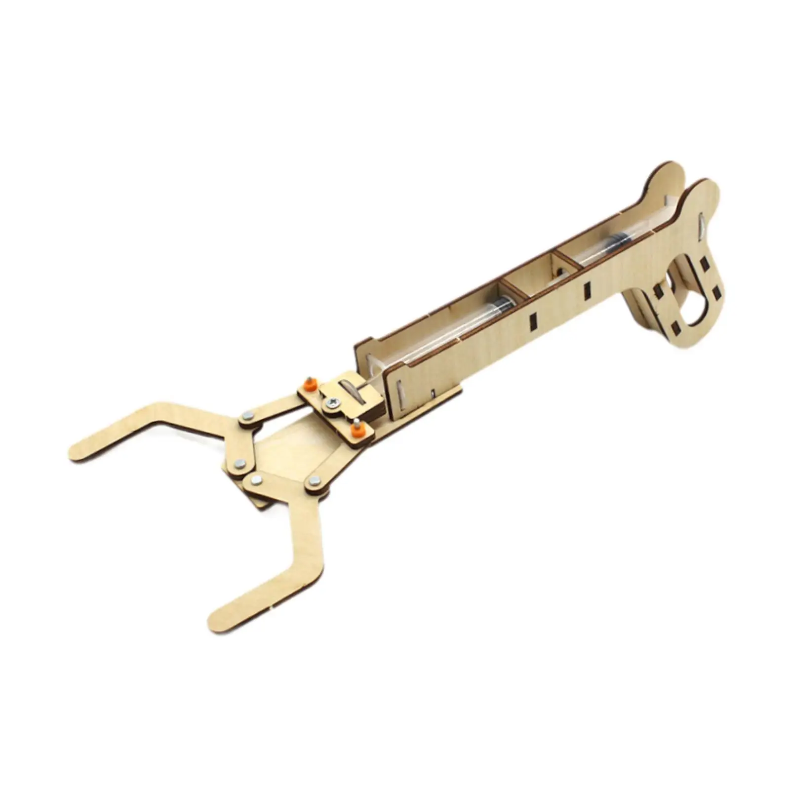 Holzbausatz, hydraulisches Roboterarm-Modell-Set, handgefertigtes Wissenschaftsset für Jungen, Mädchen, Erwachsene, Grundschul-Geburtstagsgeschenke