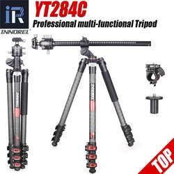 INNOREL YT284C Professional Carbon Camera Tripod with rotatable multi-angle center column for DSLR Video Camcorder Max Load 20kg