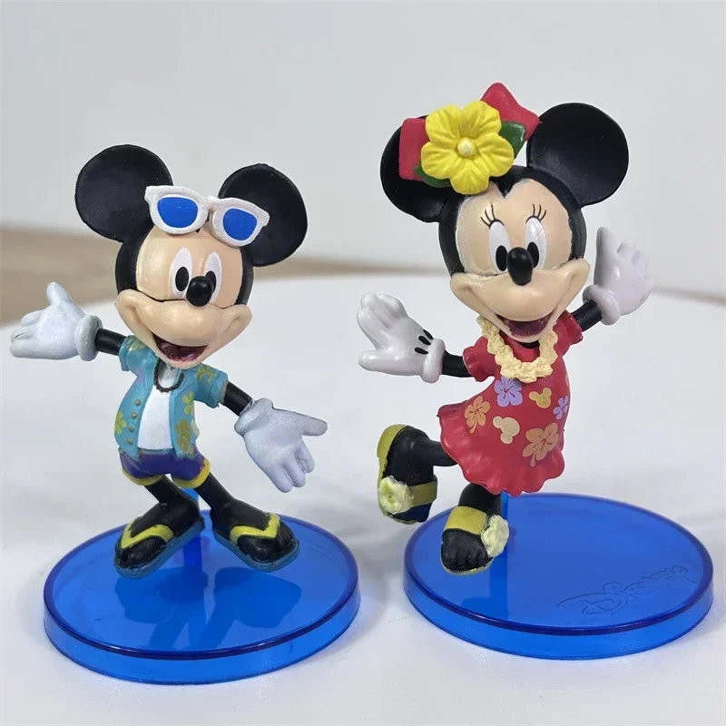 Disney Mickey Mouse Chip & Dale Anime Figures Donald Duck & Daisy Pluto Goofy Pvc Desktop Model Room Decoration Children Gifts