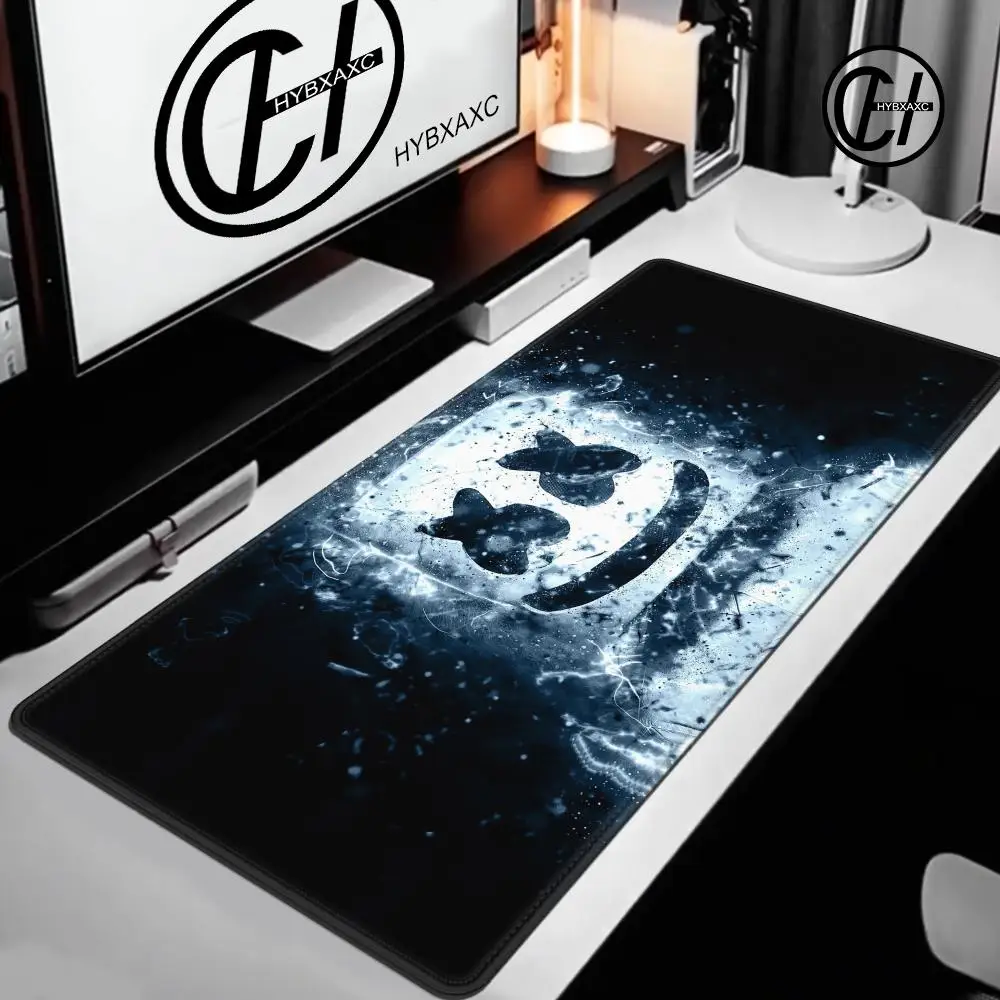 

Marshmello Desk Carpet Large Mouse Pad Xxl Mousepad Rgb Pc Accessories Gamer Keyboard Computer Table Laptop Mat Deskpad Mause
