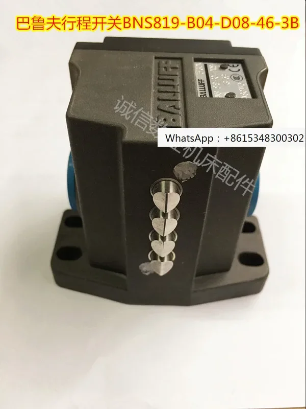 

German original Baruf travel switch, electromechanical combination limit switch BNS819-B04-D08-46-3B