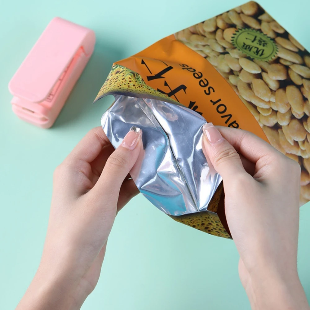 Afbeelding 5: Mini Hea Bag Seal Machine Pakket Sealer Zakken Thermische Plastic Voedselzak