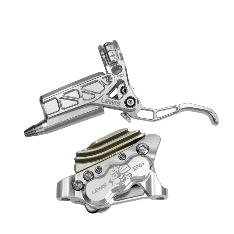 Frenos de disco LEWIS EP6 de 6 pistones con revestimiento de aceite, un par, para bicicleta de montaña SURRON TALARIA, para un rendimiento mejorado.