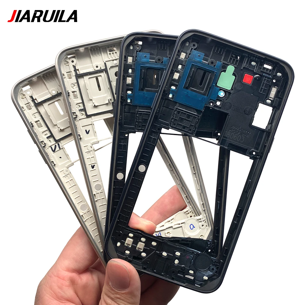 For Samsung J2 Pro 2018 J250 J4 Plus Housing Middle Frame Case Middle Frame Bezel Plate Replacement Parts With Side Key