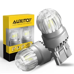 2Pcs W21W W21/5W LED T20 7440 7443 7444NA WY21W LED Bulb Canbus DRL Turn Signal Tail Light Reverse Backup Lamp 6000K White 12v
