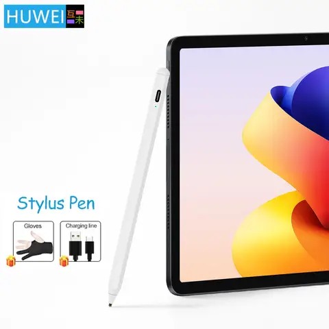 Stylus Pen For Xiaomi Redmi Pad 2 Pro 12.1 SE 11 8.7 10.6 Tablet Pen Rechargeable for MiPad 8 7 6 5 Pro Screen Touch Pen Pencil