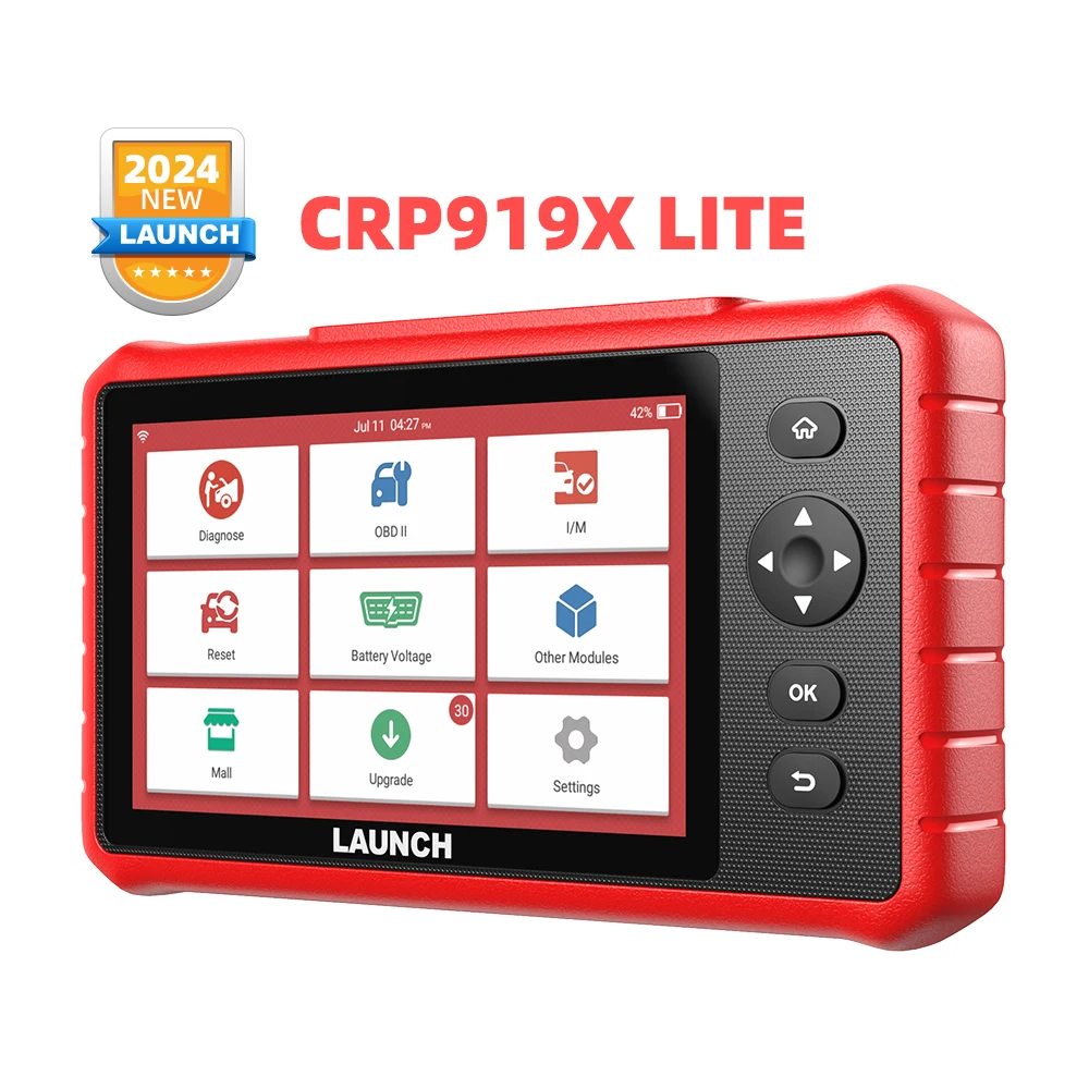 2024 Global Version Original LAUNCH CRP919X LITE BT Diagnostic Scanner with Bluetooth Support CAN FD DoIP and ECU Coding Machine