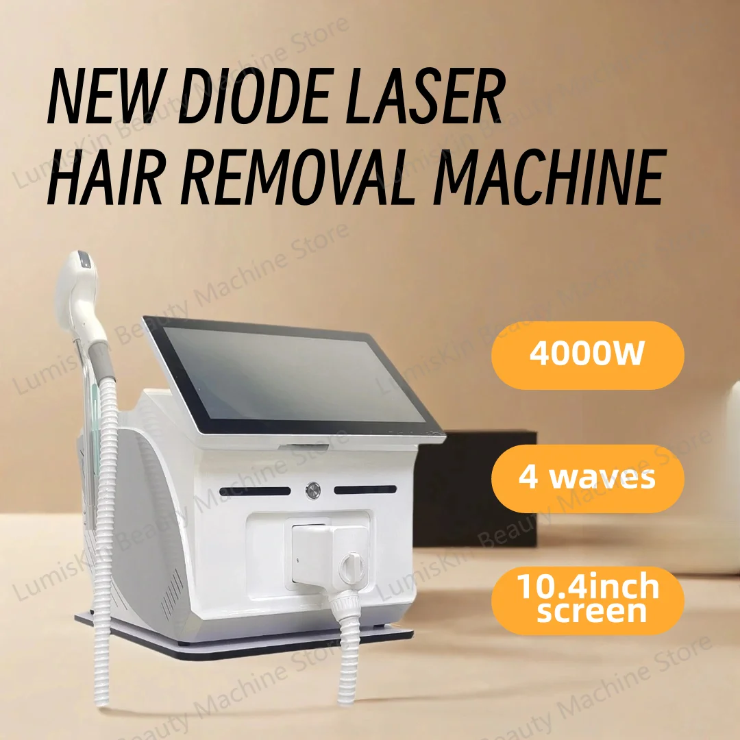 

Многоволновой диодный лазер Профессиональный аппарат для удаления волос 755 940 1064 808 нм Безболезненная охлаждающая головка для лица и тела Все типы кожи