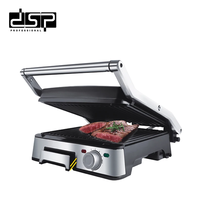 

DSP 2 in 1 Contact Grill machine griddle pan Non Stick 2 in 1 Electric Grill bbq