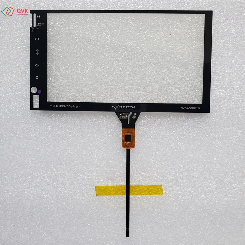 QVK 6.8 Inch For Worldtech WT-A500/19 radio DVD multimedia player capacitive touch screen digitizer sensor
