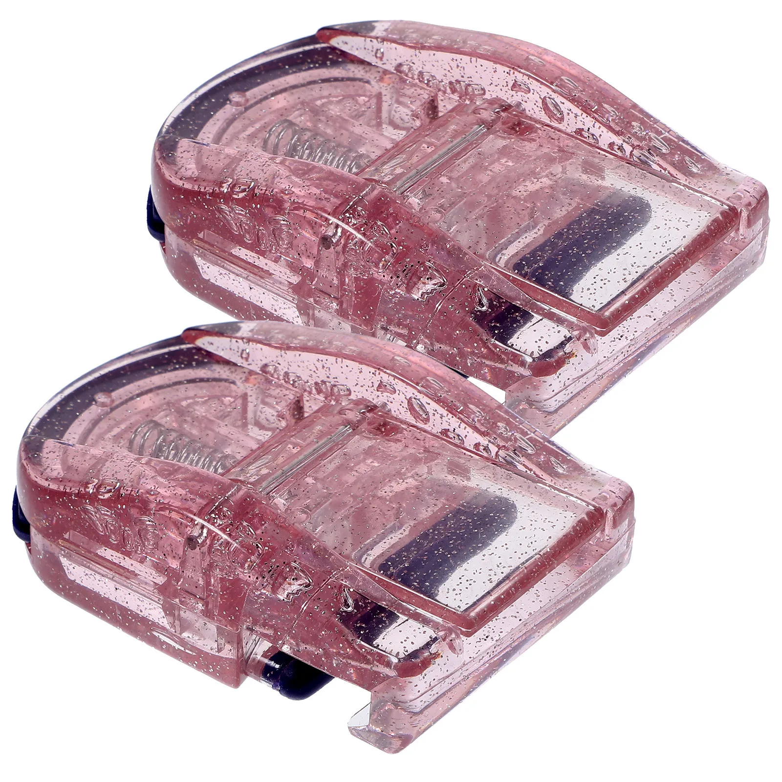 قطعتان من وسادات السيليكون البديلة لتجعيد الرموش المحمولة، أداة تجعيد الرموش المدمجة للسفر، أداة تجعيد الرموش، ملحقات مكياج العين #4