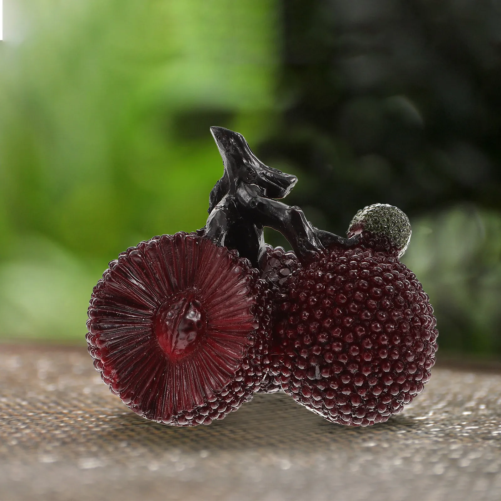 Decorative Color Changing Fruit Tea Pet Resin Decoration Exquisite Desktop Tea Table Accessory Home Office Decor Discoloring