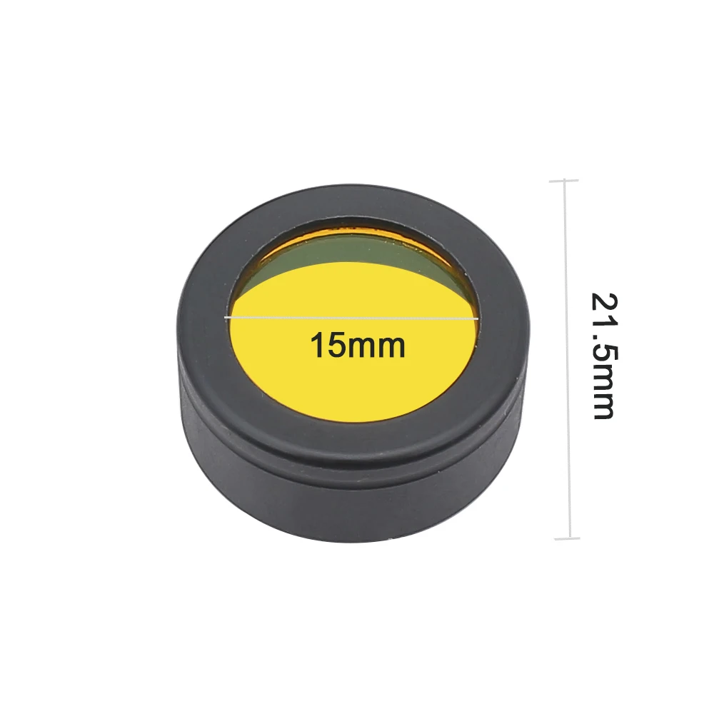 PIORPOY Dental LED Headlight Spare Parts 1Pcs Yellow Filter Acrylic Lens Head For Headlamp Dentistry Lab Accessories Tool