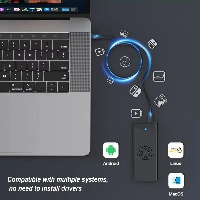 냉각 선풍기 내장 C타입 SSD 인클로저 NVME NGFF SSD 어댑터, M.2 NVME SATA SSD 케이스, 10Gbps, 지지대 M.2 2242 2260 2280