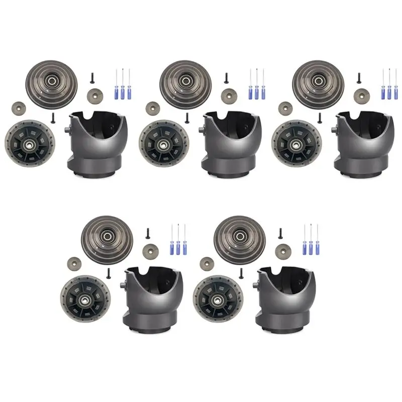 ABCA-10X V-Ball Wheel + Vacuum Head Connector Replacement For Dyson V10 V11 V15 100W High Torque Cleaner Head Accessories