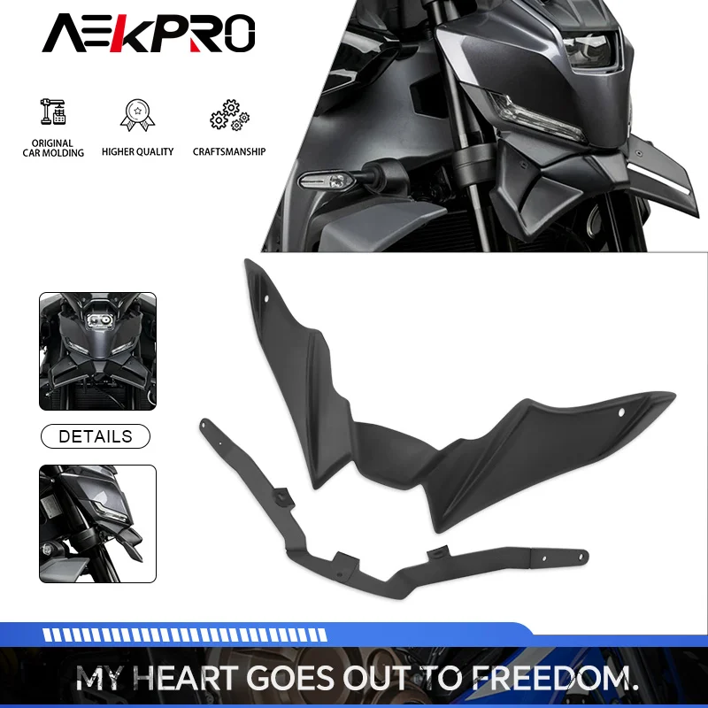 

New For MT-09 SP MT09 SP 2021 2022 2023 Front Sport Downforce Naked Forntal Spoilers Wind Wing Aerodynamic Wing Deflector mt09