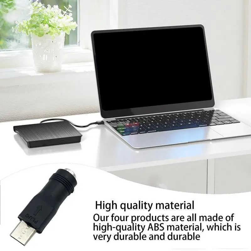 USB タイプ C マイクロ USB から DC5521 電気プラグコンバータ携帯電話充電アダプタヘッド 5V インターフェース