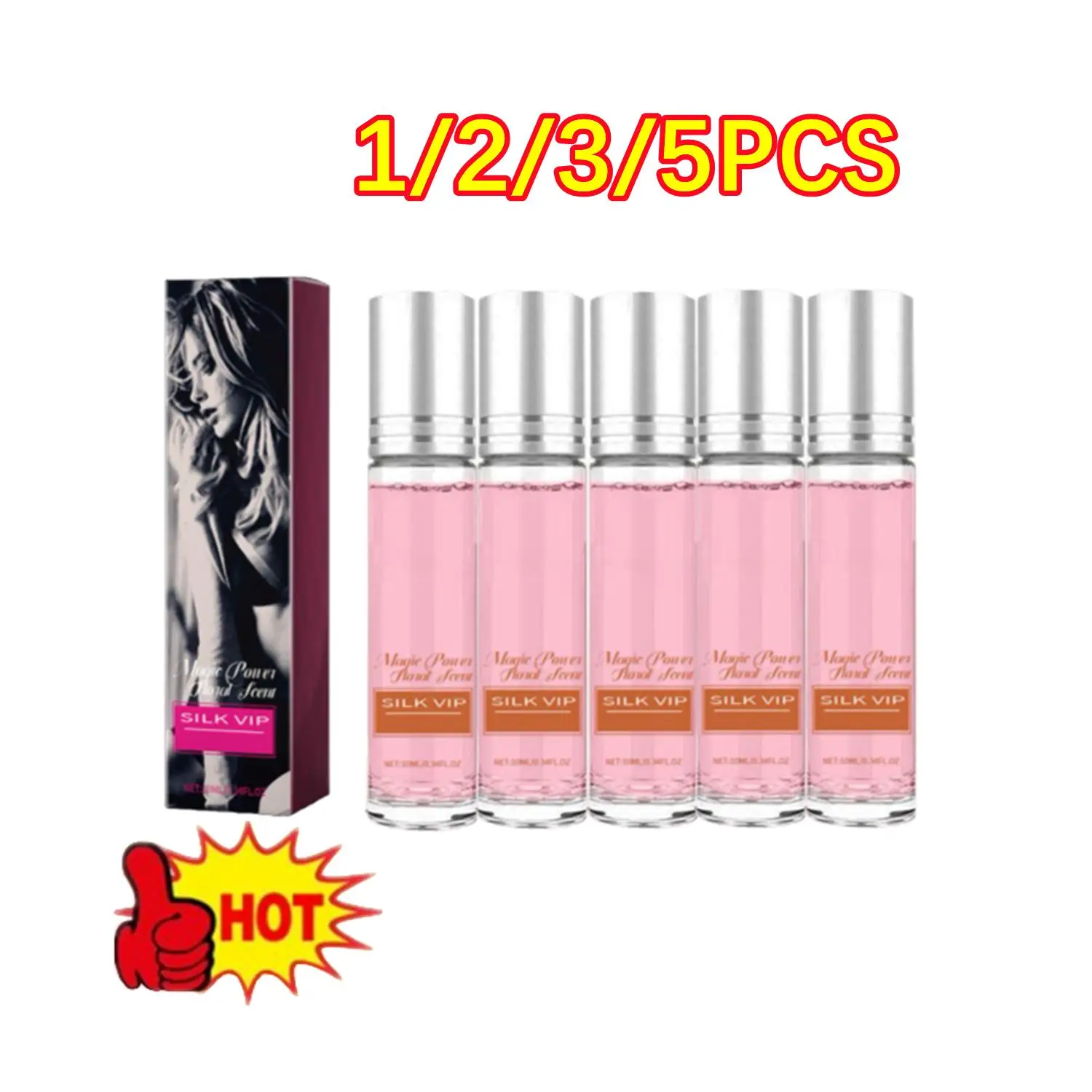 Sexuellement flirtant avec phéromone, 10ml, 1/2/3/5 pièces, huile parfumée délicatement UNIS issante, légère et longue durée, produit sexy