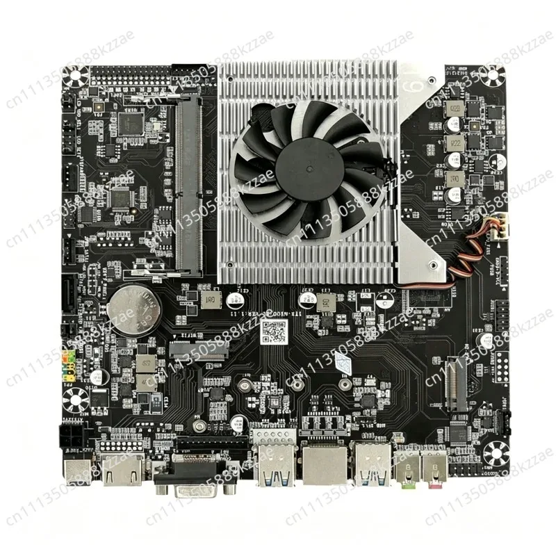 All-New 12th Gen N100 Mini ITX Motherboard - Quad-Core All-in-One Mini PC for HTPC & Digital Signage | DC-Powered Compact Host