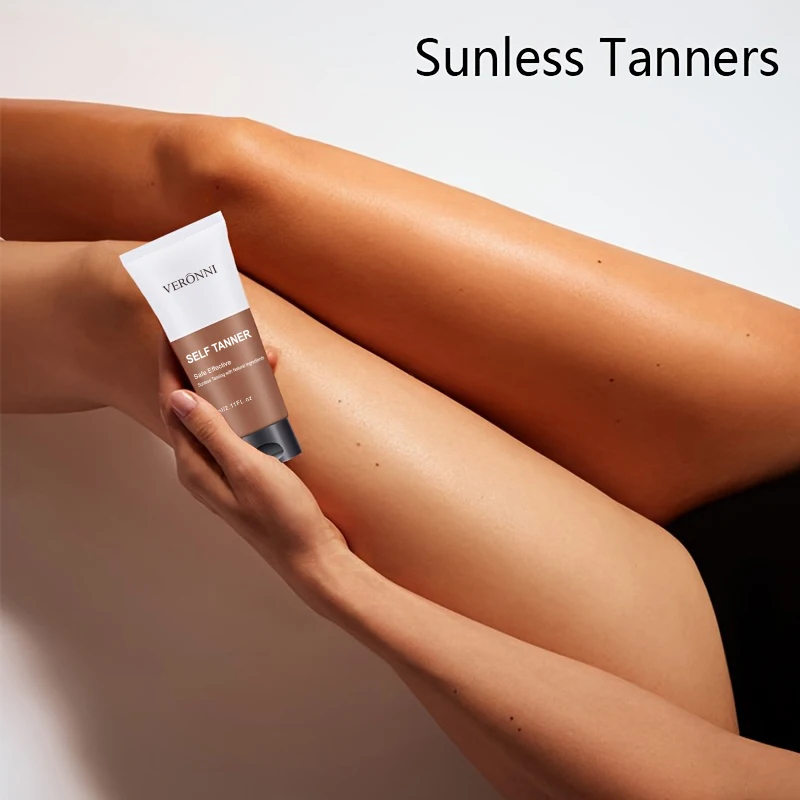 Self-tanning Lotion Moisturize and Hydrate For faster and deeper tanning effects for Skin Types Beach Vacation & Daily Use