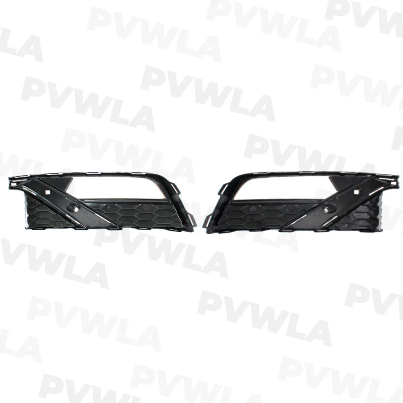 Pair Left+Right Side Fog Light Lamp Grille Cover For VW Polo GTI 2014 6RG853665G 6RG853666G Car Accessories