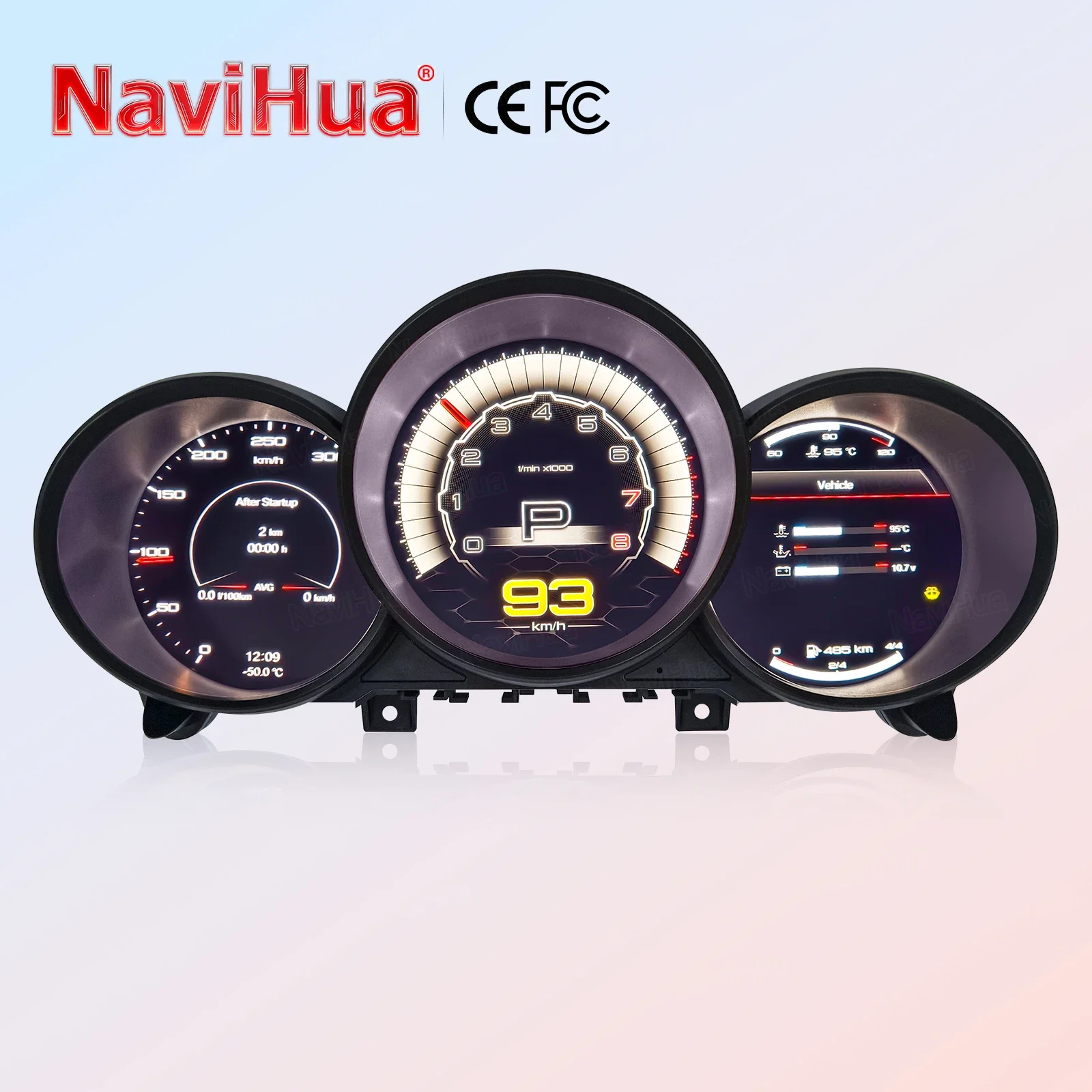 

Новый улучшенный цифровой LCD-дисплей для приборной панели Porsche 987/Cayman 2005-2012, спидометр, тахометр, HD-экран