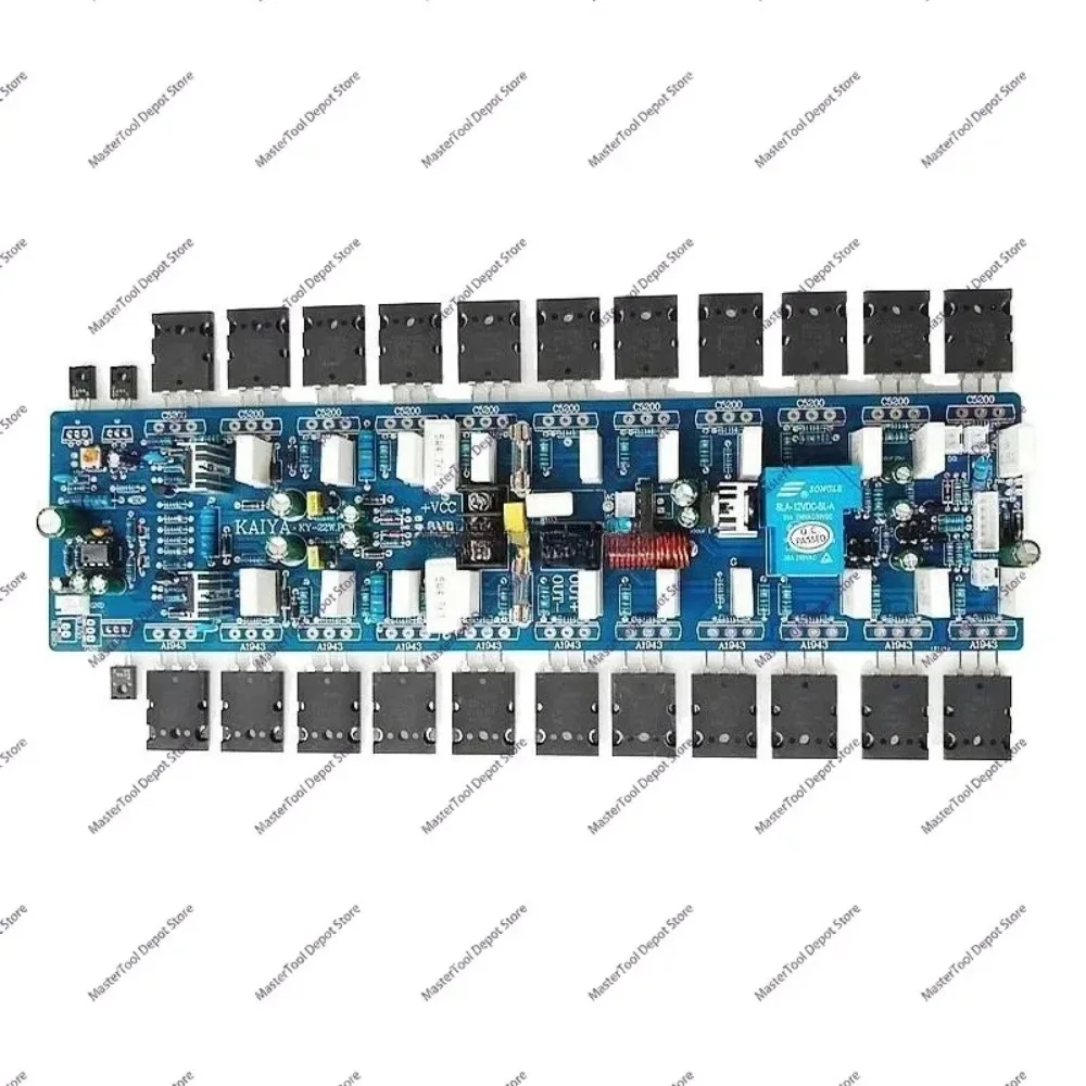 

A1943/C5200 1500W HIFI Transistor Amplifier Board Mono High Fidelity Home Power Amplifier +/-40V+/-125V