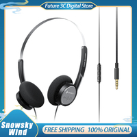 FIIO SNOWSKY Wind Retro Wired Headphone 3.5mm Hifi Sound Stereo Gaming Headphone with Microphone Ergonomics E-sports Customize