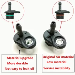 Válvula de reparación de bomba de vacío, plástico negro para Volvo V40, S80, XC70, 31258031, 31375107, 31430964