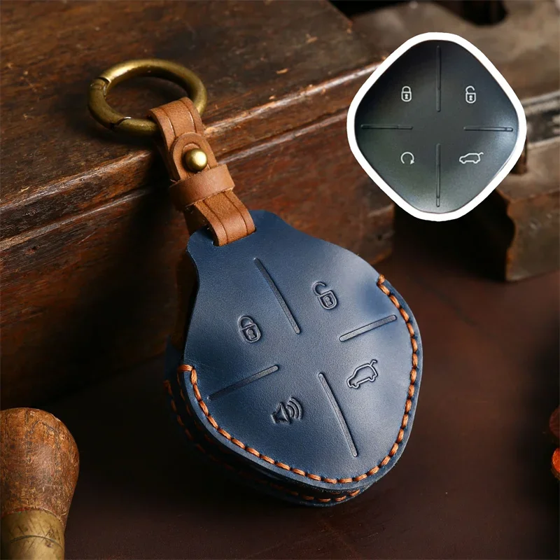 

1pc Car Key Case Cover For Jetour X-1 Plus DTC 2022 Key Chains Car Accessories Car-Styling Holder Shell Keychain Protection