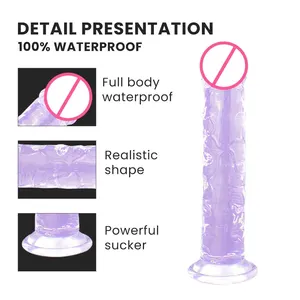 수동 시뮬레이션 소프트 딜도, 멀티 컬러 흡입 컵 딜도, 섹스 토이, 섹시한 장난감, 여성을위한 성 장난감, 성인 품목 8 최고의 판매 큰 음경 딜도 여성을위한 딜도 -80