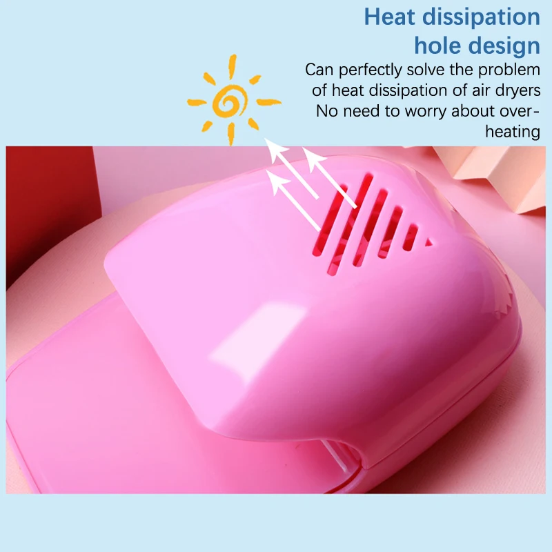 1Pcs Small Nail Art Dryer With Touch Sensitive Wind Air Nail Fan Blow Dryer For Both Hands And Feet Nail Polish Dryer